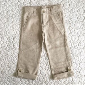 Boys Janie and Jack Linen Cotton Pants